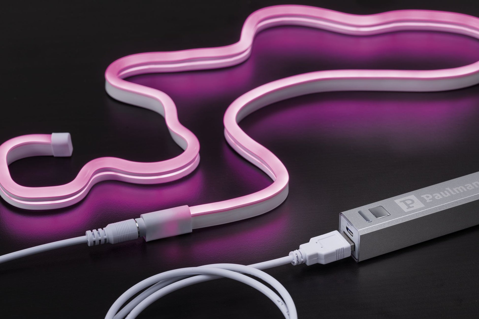 Paulmann LED-Strip Neon Colorflex – 1 m, 10 lm, 4,5 W, grün, weiss, USB