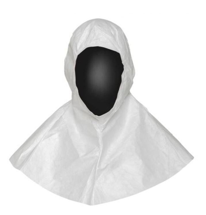S.T. Dupont DuPont – IsoClean Kapuze IC668B00 – Einheitsgrösse, 100 Stück – Weiss, Tyvek 500