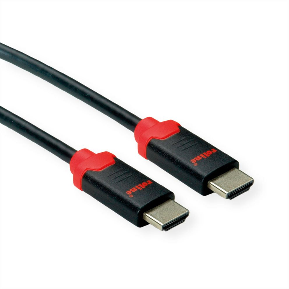 ROLINE HDMI Kabel HDMI 2.1 8K 60 Hz – 5 m – HDR, Ethernet