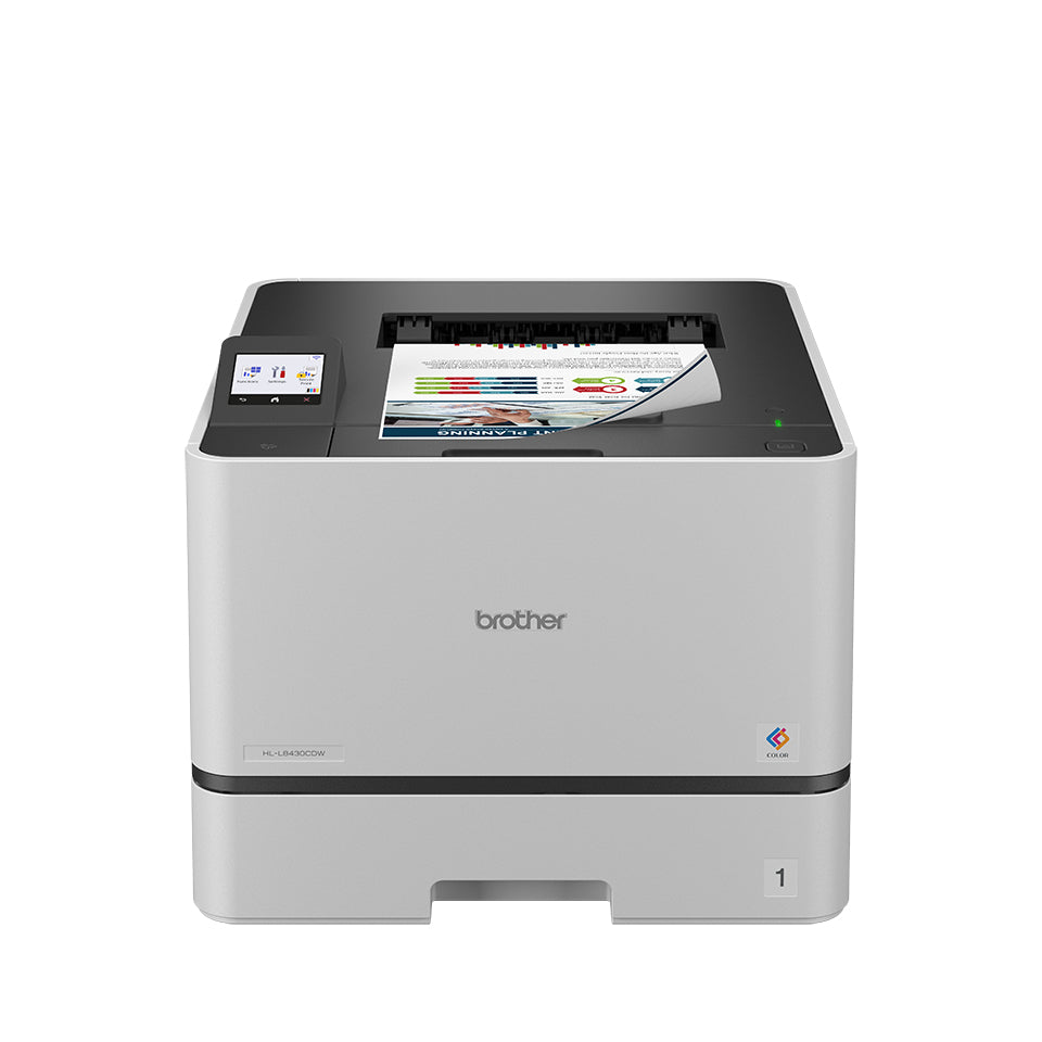 Brother HL-L8430CDW – Farbe, A4, Duplex, WLAN, LAN, USB, 31 Seiten/Min., AirPrint, Mopria
