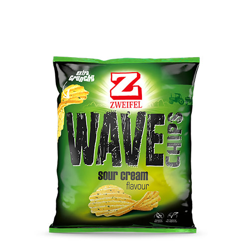 Zweifel Wave Chips – Sour Cream – 120 g