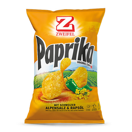 Zweifel Chips – Paprika, vegan – 175 g