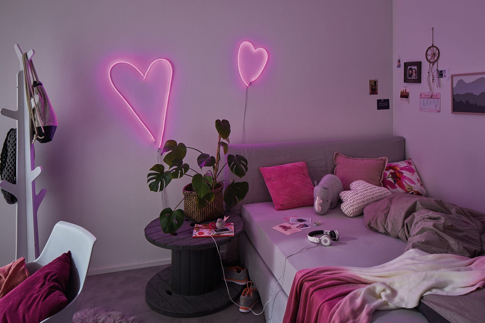 Paulmann LED-Strip – 1 m, 10 lm, 4,5 W, pink, weiss, USB