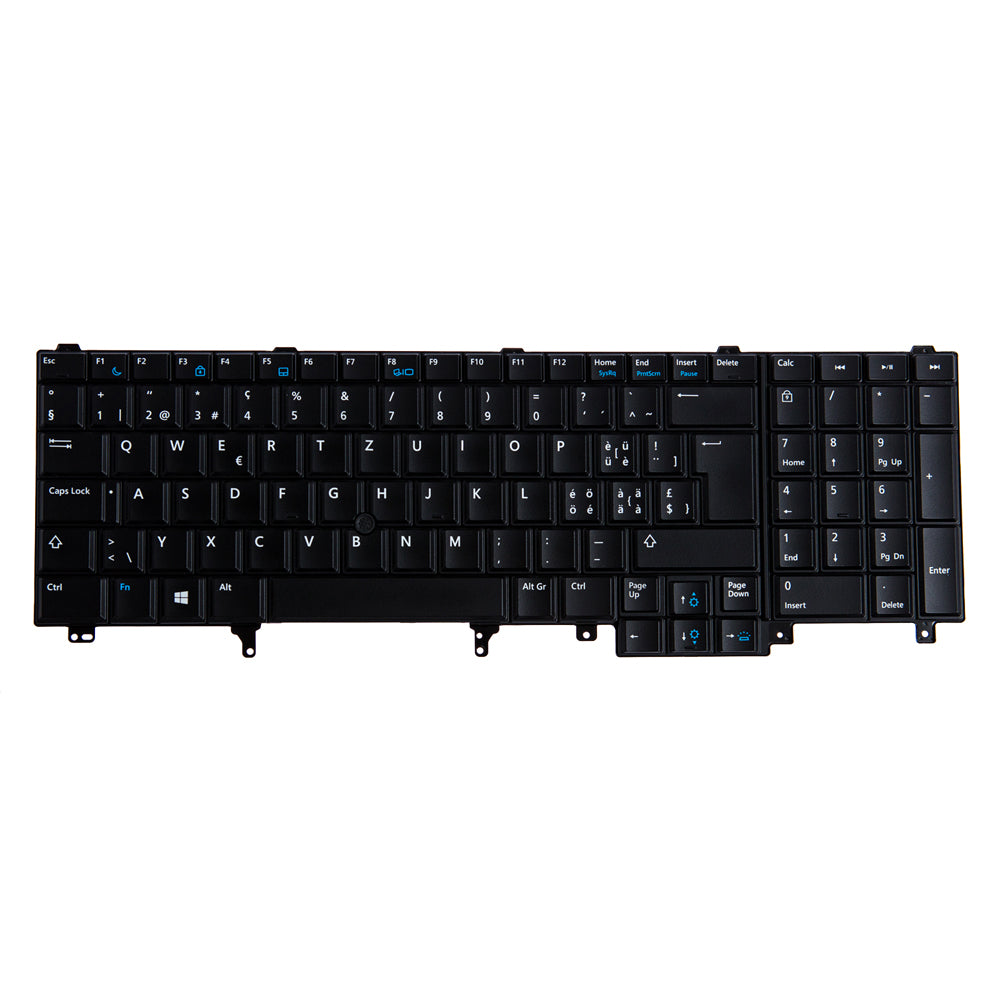 Origin Storage KB-FPMHK – Notebook-Ersatztastatur – QWERTZ (CH) – Schwarz – für Dell Latitude 7300