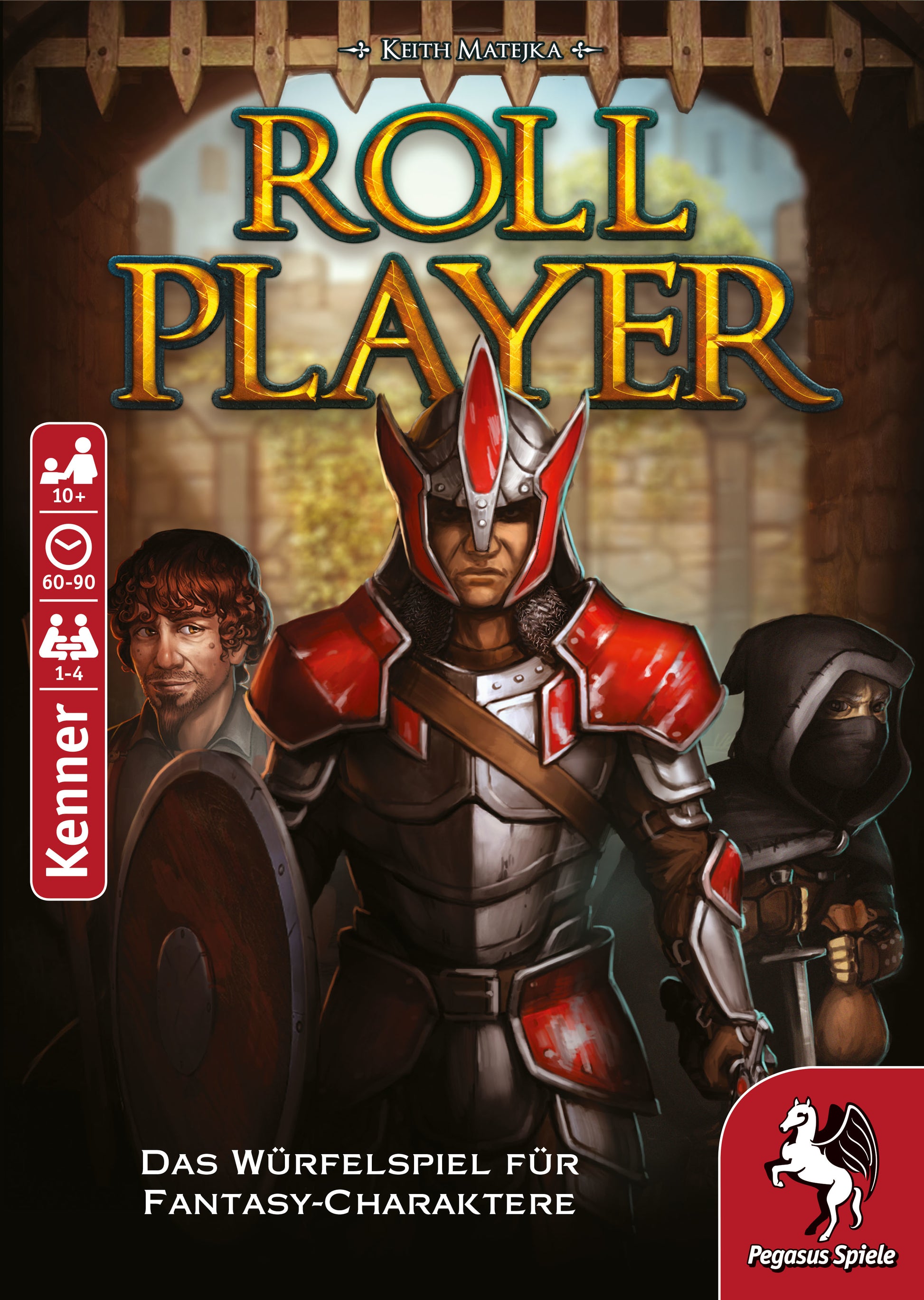 Pegasus Roll Player Spiel – Würfelspiel, 1–4 Spieler, ab 10 J., 60 min, DE