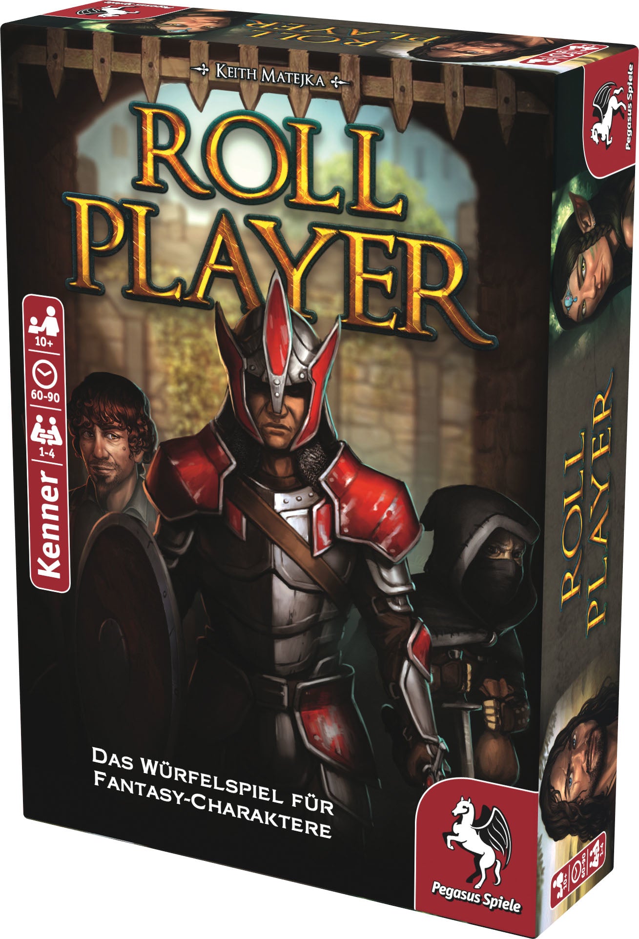 Pegasus Roll Player Spiel – Würfelspiel, 1–4 Spieler, ab 10 J., 60 min, DE