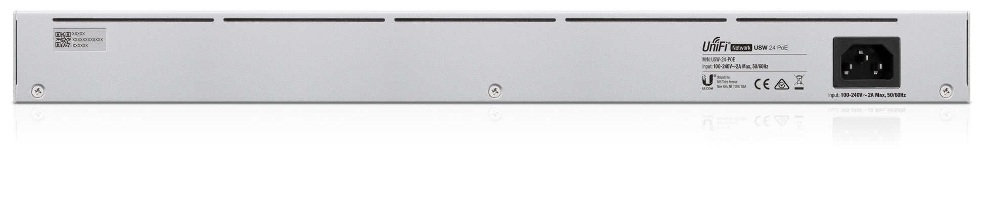 Ubiquiti UniFi – Managed Switch – 24×GbE, 2×SFP, L2+/L3, PoE+ 92 W, 1U