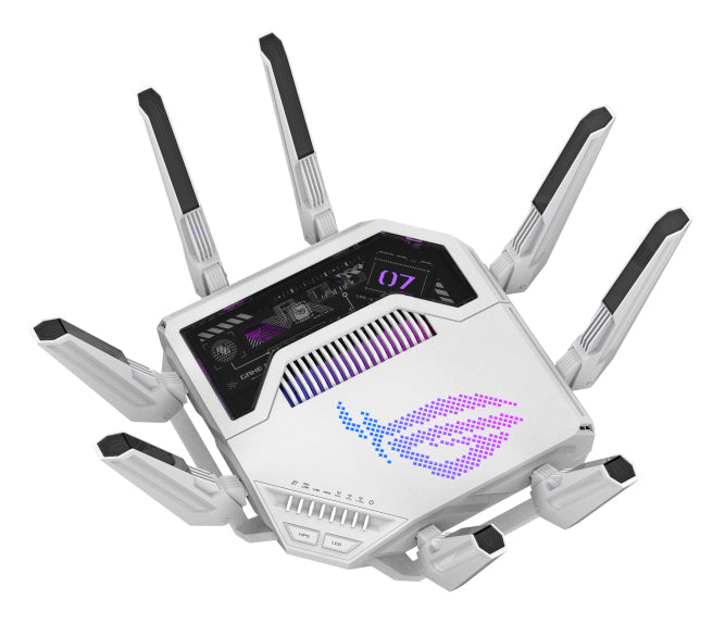 ASUS T-Be19000Ai WLAN-Router – Wi-Fi 7 (802.11be), Tri-Band (2,4/5/6 GHz), 2,5GbE, 10GbE, 7× LAN, 1× USB 3.2 G