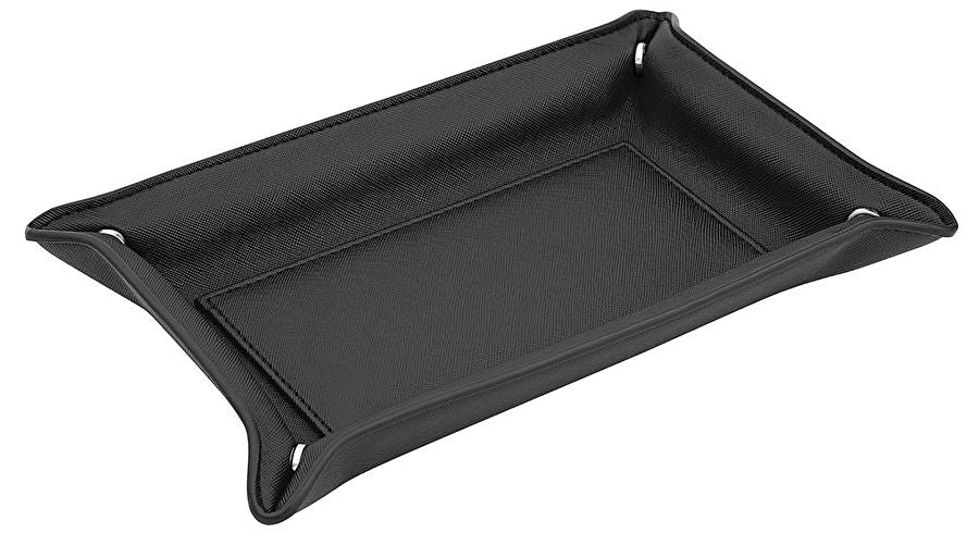 Wedo 750 25001 Aufbewahrungsbox – schwarz, Kunstleder, B 230 × H 35 × T 150 mm