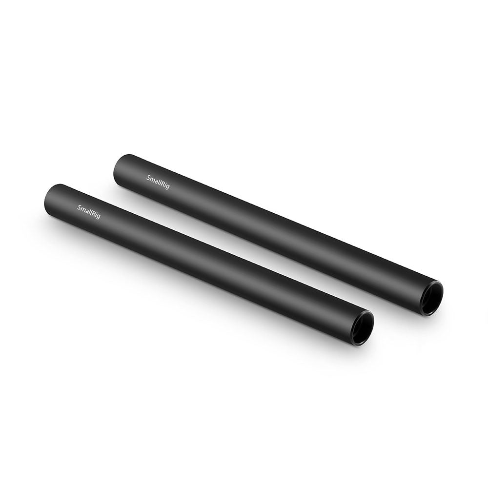 SmallRig Aluminiumstange 15 × 200 mm – Schwarz – 2er-Pack