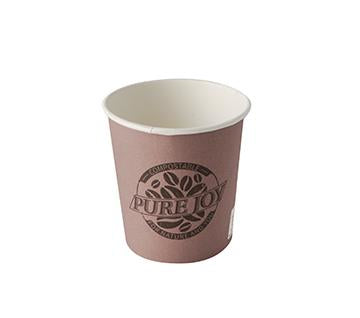 Papstar Trinkbecher Karton, 1,0 dl – creme – kompostierbar – 80 Stk.