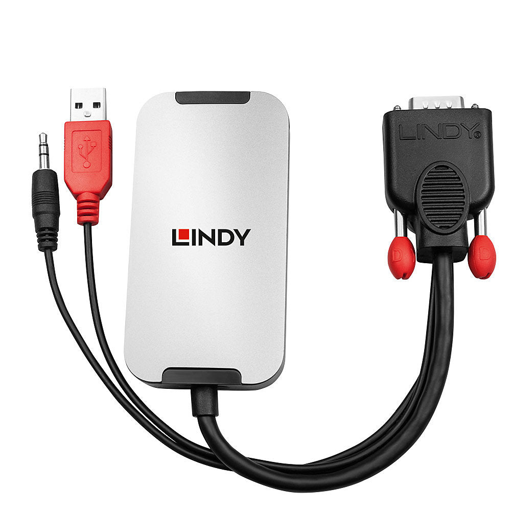 Lindy VGA auf DisplayPort Adapter, DP 1.2