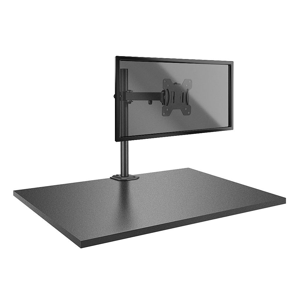 Lindy 40657 – Monitorarm Tischhalterung – Klemme/Durchführung – 1 Monitor – 17–28″ – VESA 75×75/100×100 mm – b