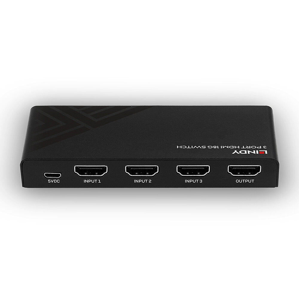 Lindy HDMI-Switch, 3 Port, 18 Gbit/s
