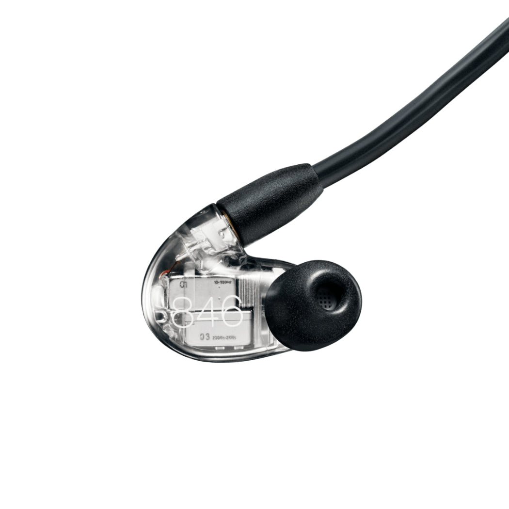 Shure SE846 Gen. 2 – In-Ear Kopfhörer – 3,5 mm, Inline-Fernbedienung mit Mikrofon – Transparent