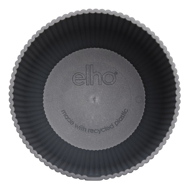 elho Schale – Recycling-Kunststoff, Schwarz – Ø 47 × 44 cm