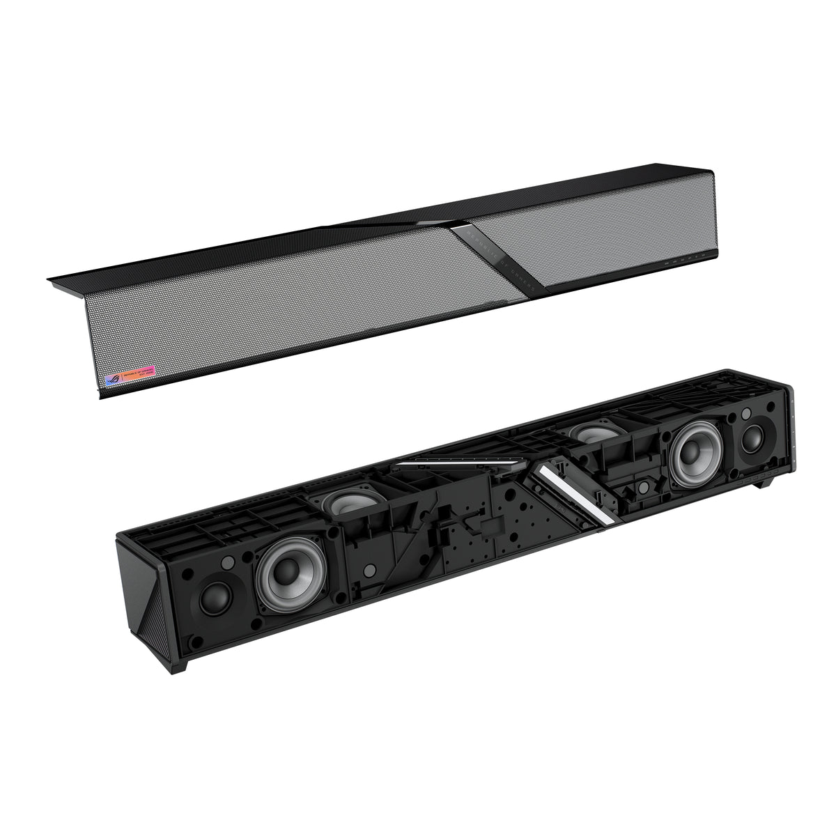 ASUS ROG Gjallar – Soundbar – 2.1.2, eARC, mit Subwoofer, Bluetooth 5.3 – Schwarz