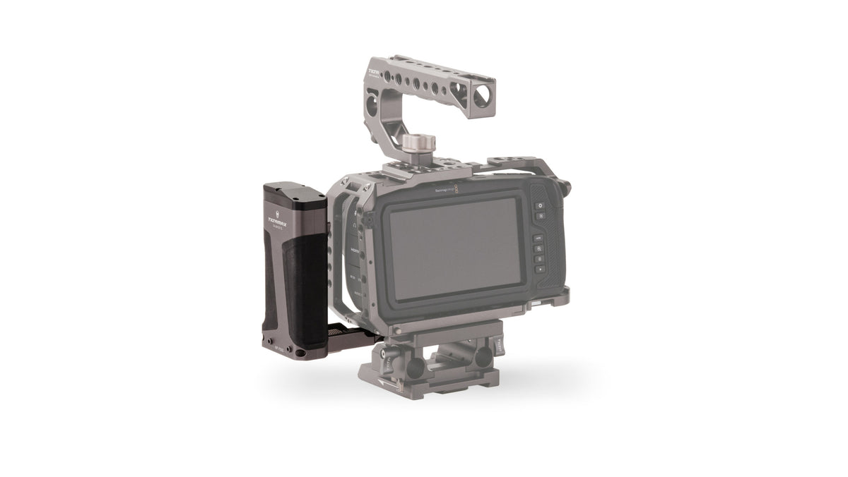 Tilta TA-SH4-57-G Side Power Handle – mit NP-F570 – für BMPCC 4K/6K, Panasonic GH Serie, Nikon Z6/Z7 und andere