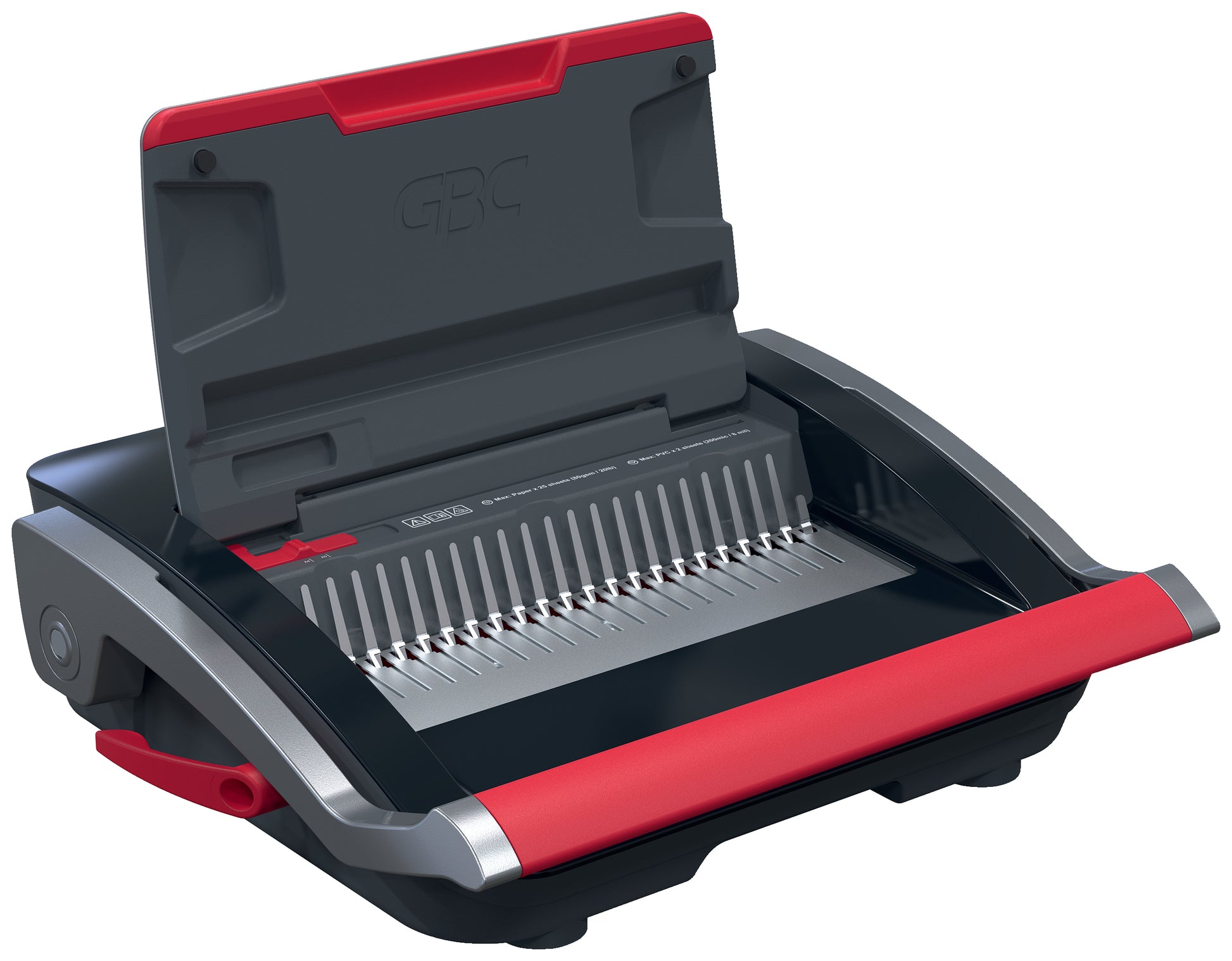 GBC CombBind CB25 Stanz- und Bindemaschine – Plastikbindung, für 21-Loch, A4, bis 25 Blatt