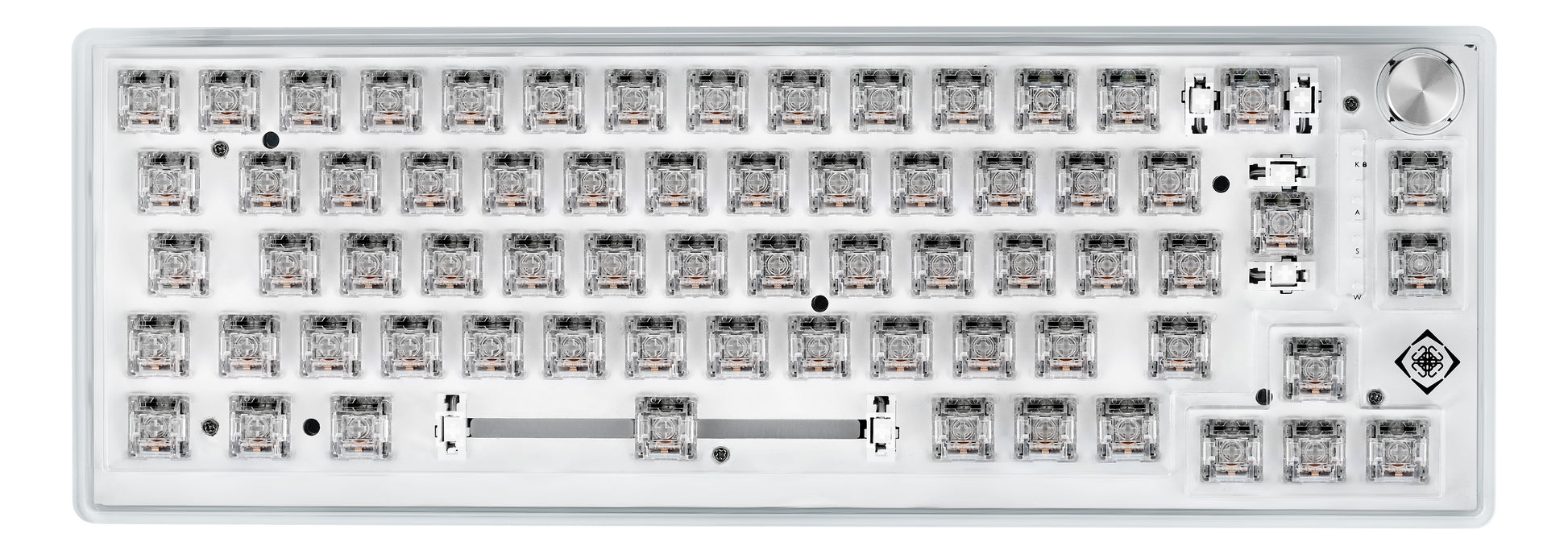 Deltaco Gaming GAM-160-T-CH – Gaming-Tastatur 65% – Mechanisch – Verkabelt, USB-C – QWERTZ (CH) – RGB