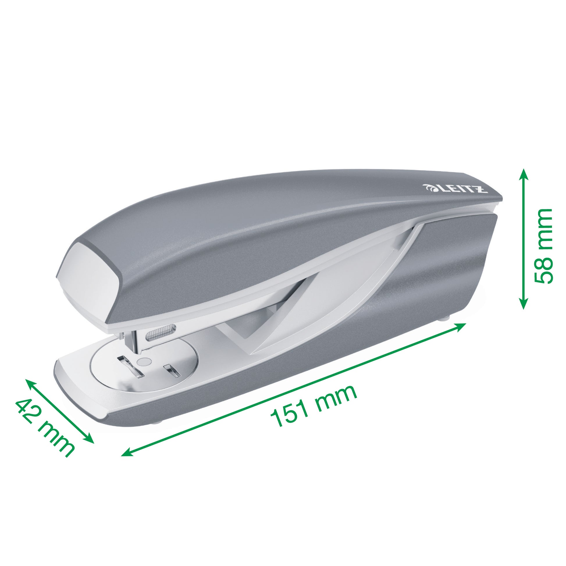 Leitz NeXXt 5502 WOW – Hefter, Einlegetiefe 38 mm, Grün