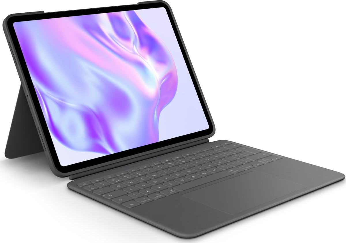 Logitech Combo Touch Tastatur-Case für iPad Pro 13" (M4) – Smart Connector, mit Trackpad – Graphit