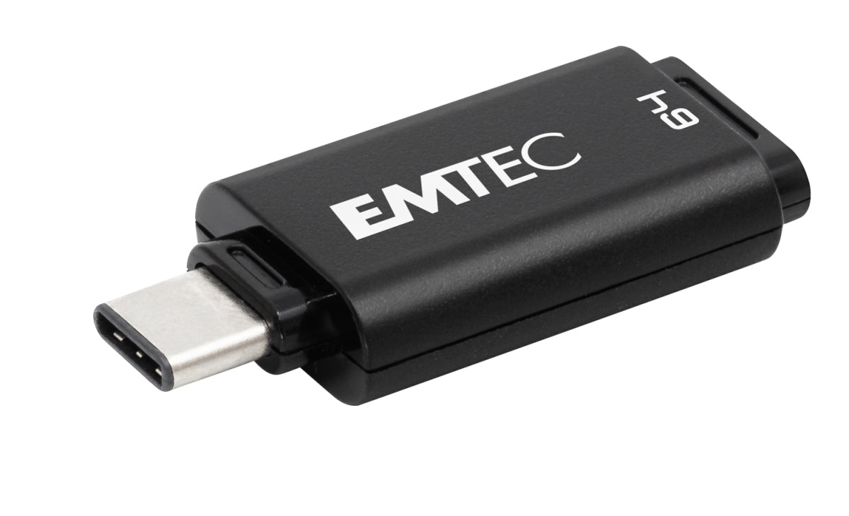 Emtec D400 USB-Stick – 64 GB, USB 3.2, recyclingfähig