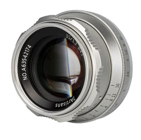 7Artisans A801S-II Objektiv E-Mount – 35 mm f/1.2 – Manuell – Silber