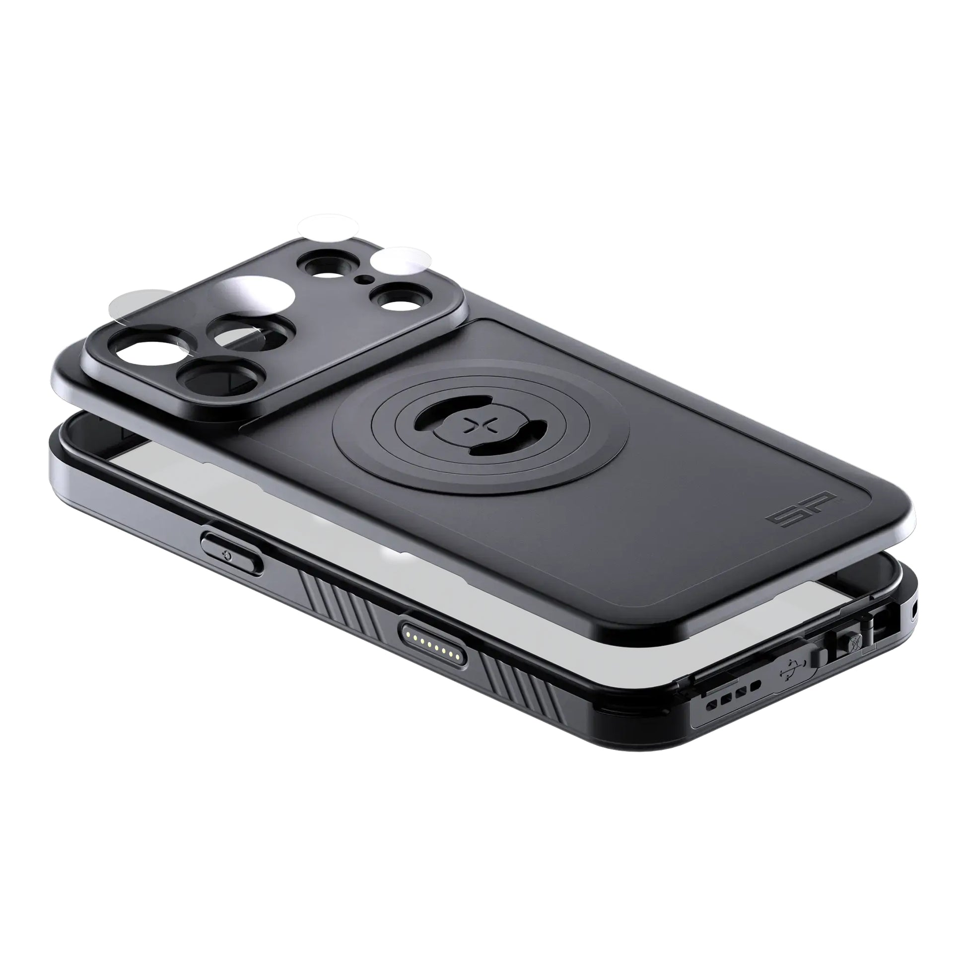 SP Connect Xtreme SPC+ Backcover – für Apple iPhone 17 Pro Max, MagSafe, Kunststoff, Schwarz