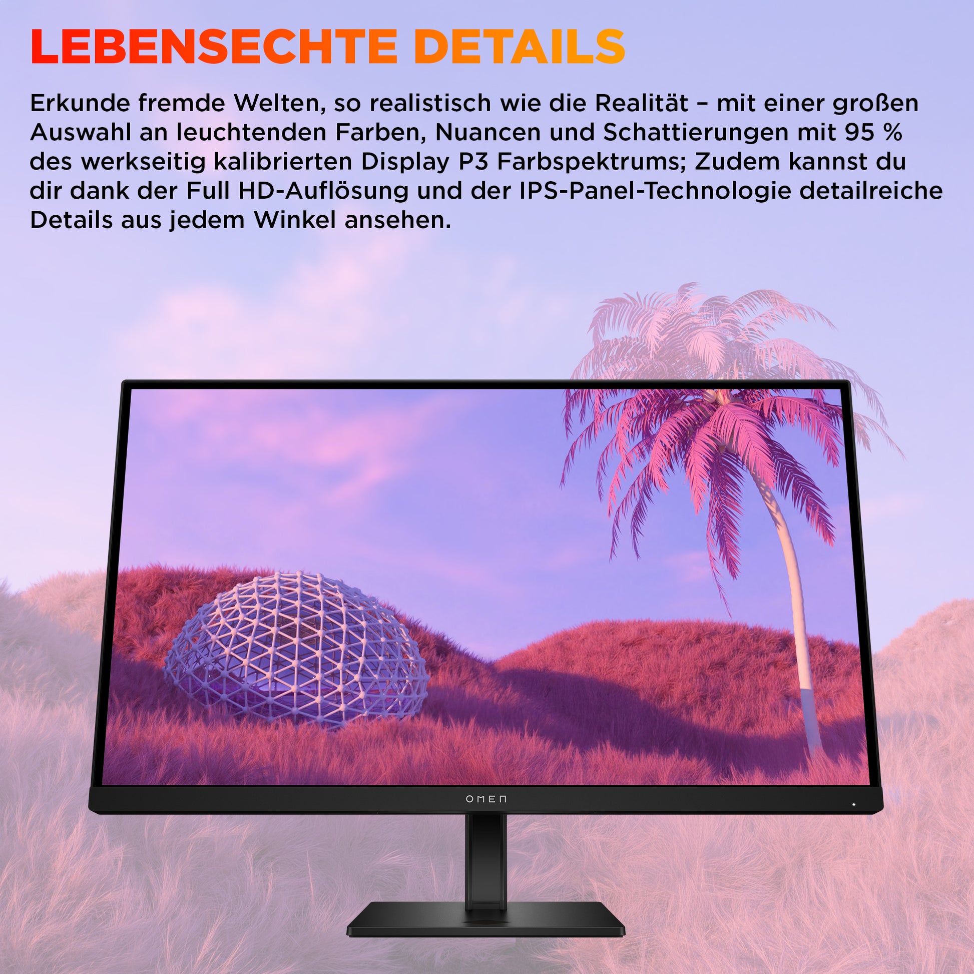 HP OMEN 27q G2 – 27", 2560 × 1440 (WQHD), IPS, 180 Hz, DisplayHDR 400