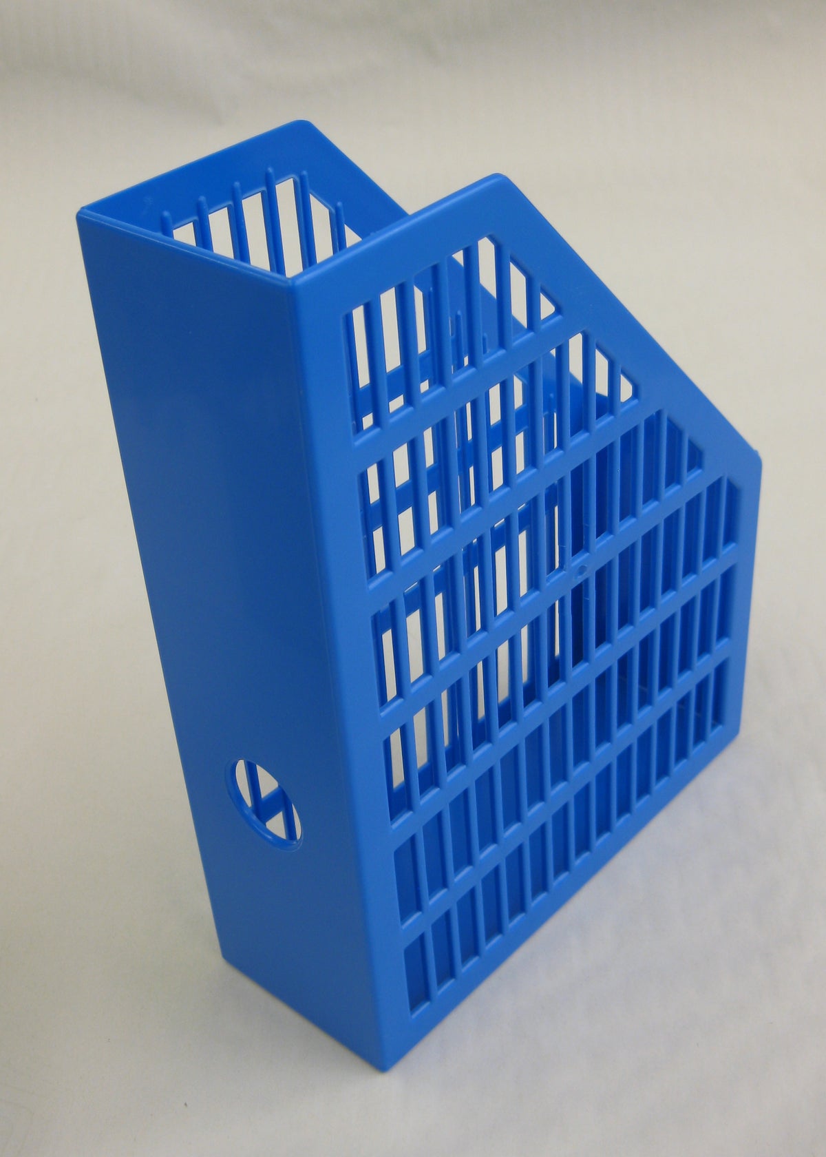 NT Cutter TRANSPARO Zeitschriftenbox – für A5 – Kunststoff – Blau – 224 × 168 × 60 mm
