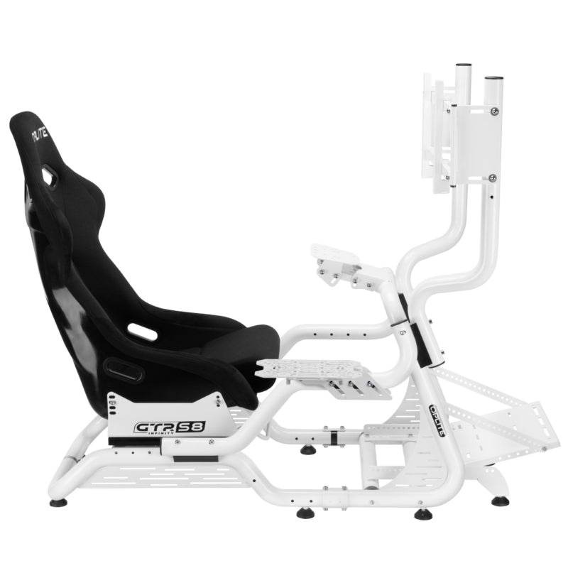 Oplite GTR S3 / S8 – Monitor-Tischständer – 1 Monitor – bis 50" – VESA 200×200 mm – bis 30 kg/Monitor – Weiss