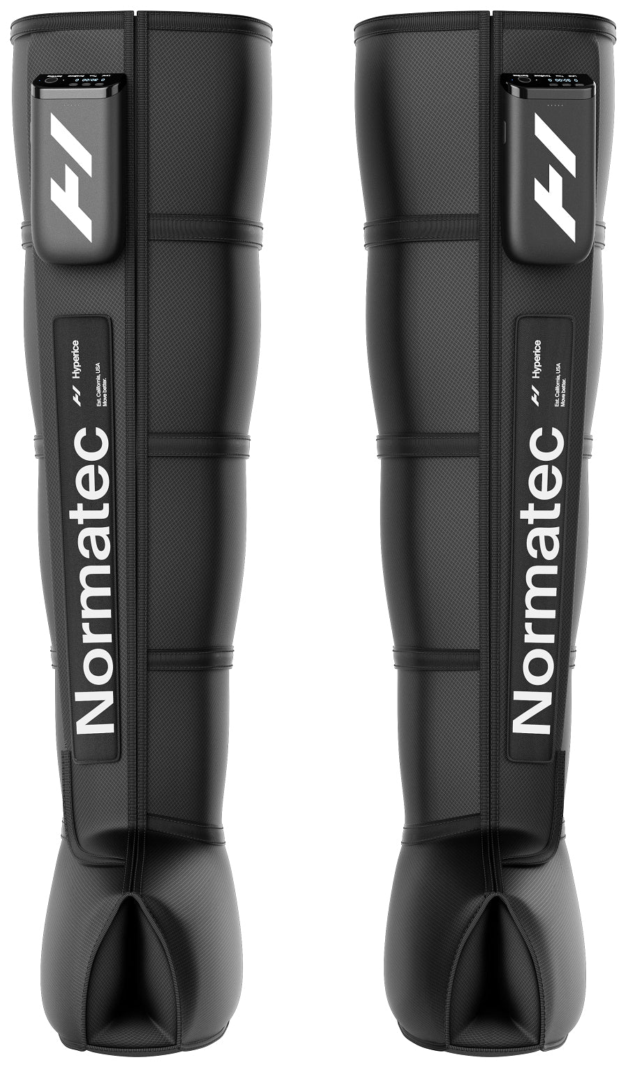 HyperIce Massagegerät Normatec Premier Tall – Luftdruckmassage, Bluetooth – Akku – Schwarz