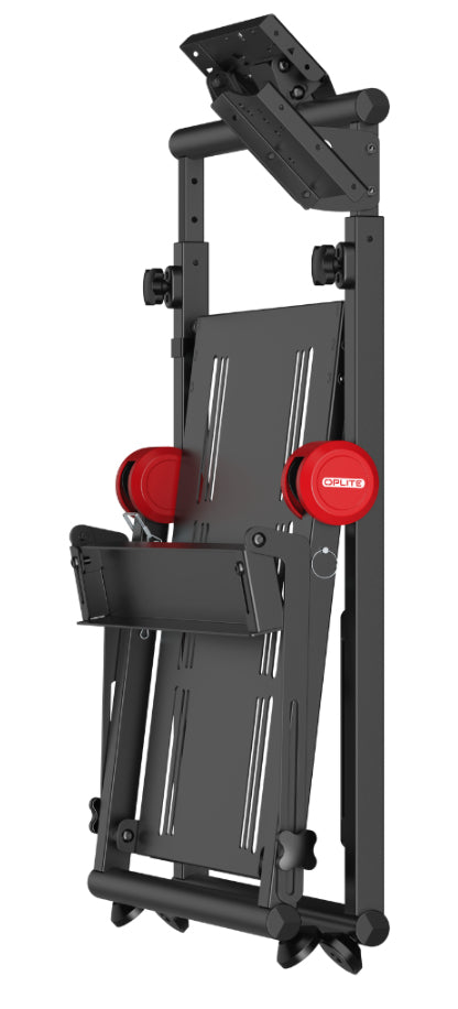 Oplite GT Pro V2 – Laptop-/Gerätewagen, 90,5 × 13 cm, 30 kg, Schwarz, für Thrustmaster/Logitech/Turtle Beach