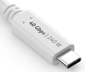PureLink USB-Kabel, USB-C zu USB-C, 1 m, USB4, Lade-/Datenkabel