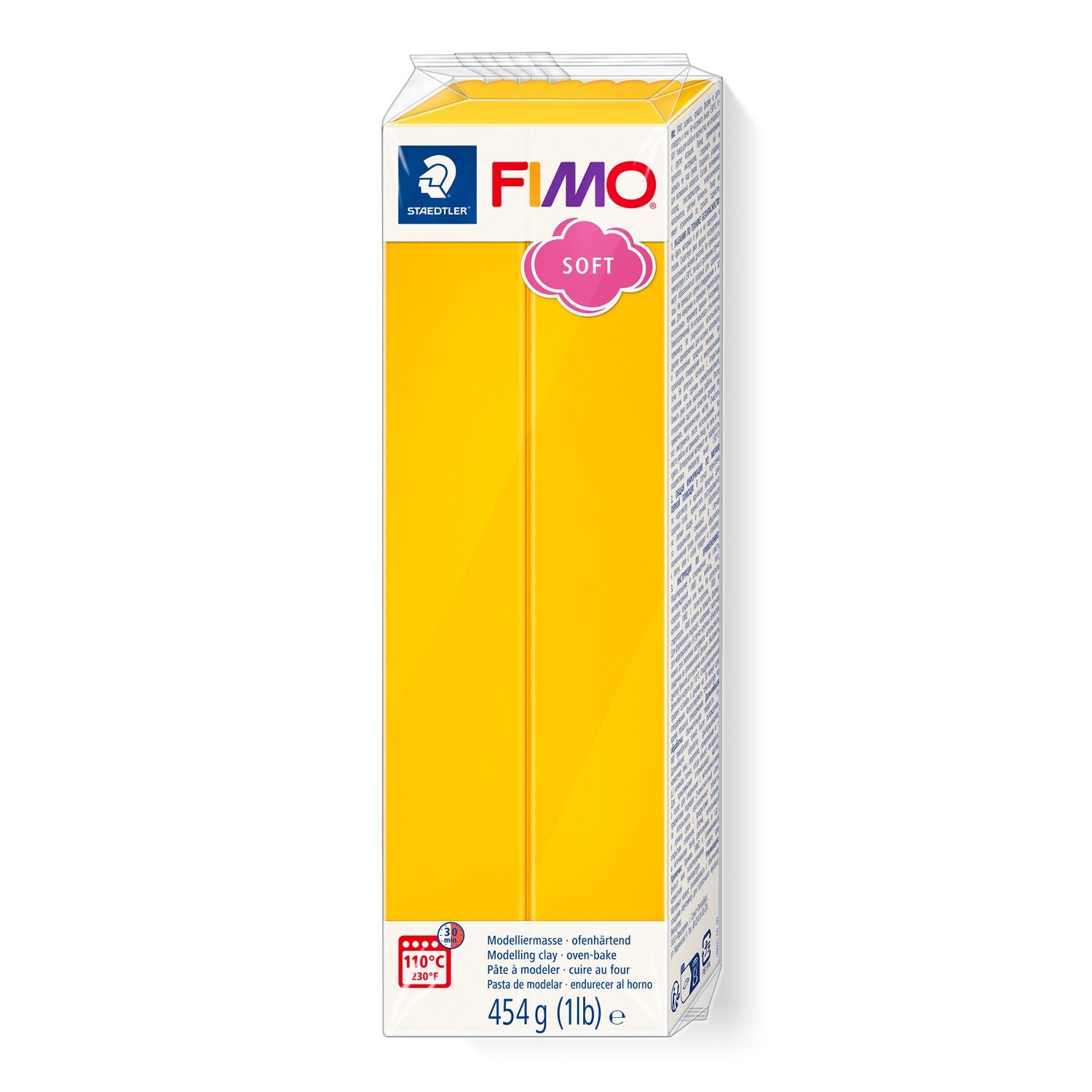 Staedtler Fimo Modelliermasse Soft – Gelb – 454 g