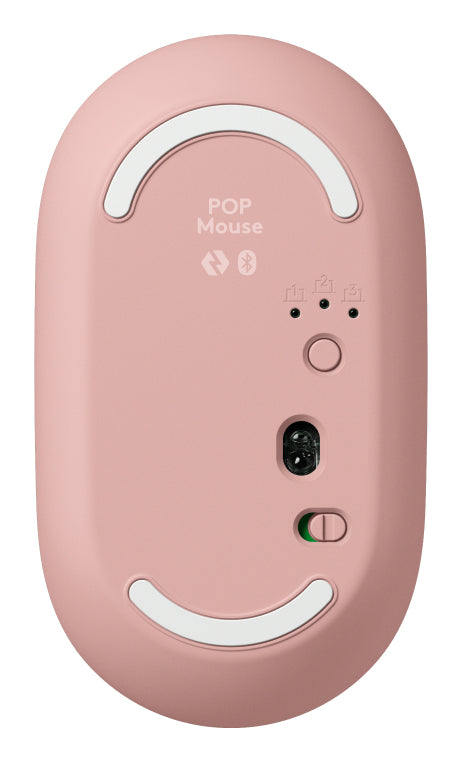 Logitech Tastatur, kabellos (Bluetooth), DE-Layout (DE), Rosa/Weiss