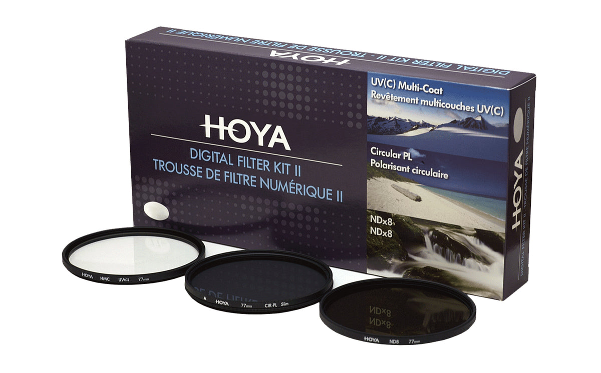 Hoya Digital Filter Kit II Filter-Set – 67 mm – Schwarz – 3er-Pack