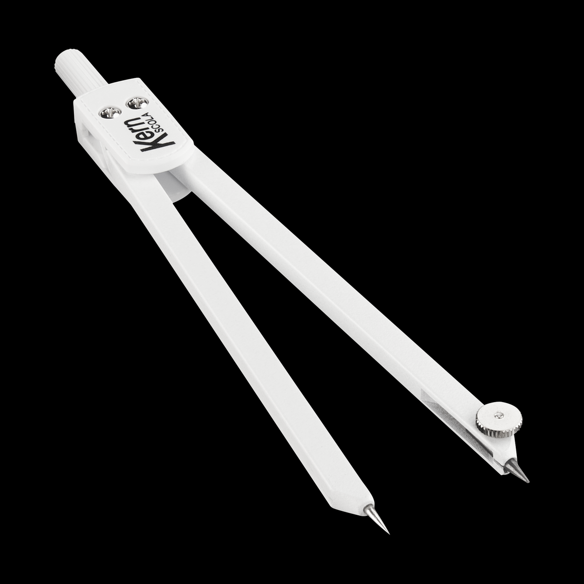Kern Scola Präzisionszirkel – Länge 172 mm, max. Kreis-Ø 30 cm, weiss