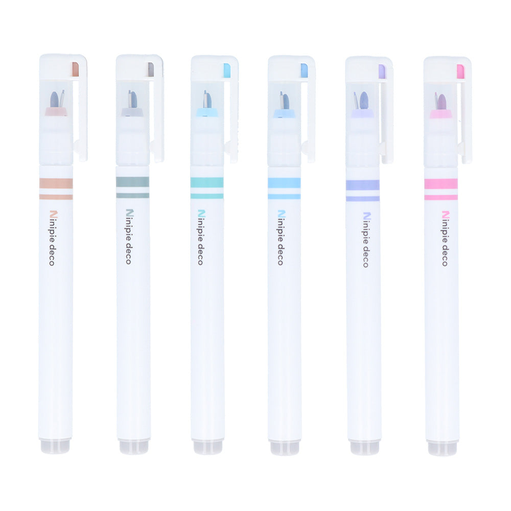 Sun-star Ninipie Deco Pen Fineliner – 0,5–1,0 mm, assortiert, 2-in-1