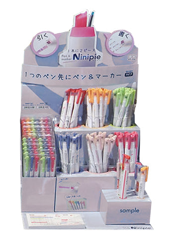 Sun-star Ninipie Stift & Marker Textmarker – Farben sortiert, Keil/Fein 4/0,5 mm