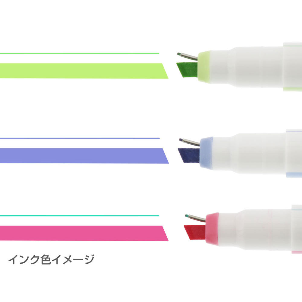 Sun-star Ninipie Stift & Marker Textmarker – Farben sortiert, Keil/Fein 4/0,5 mm