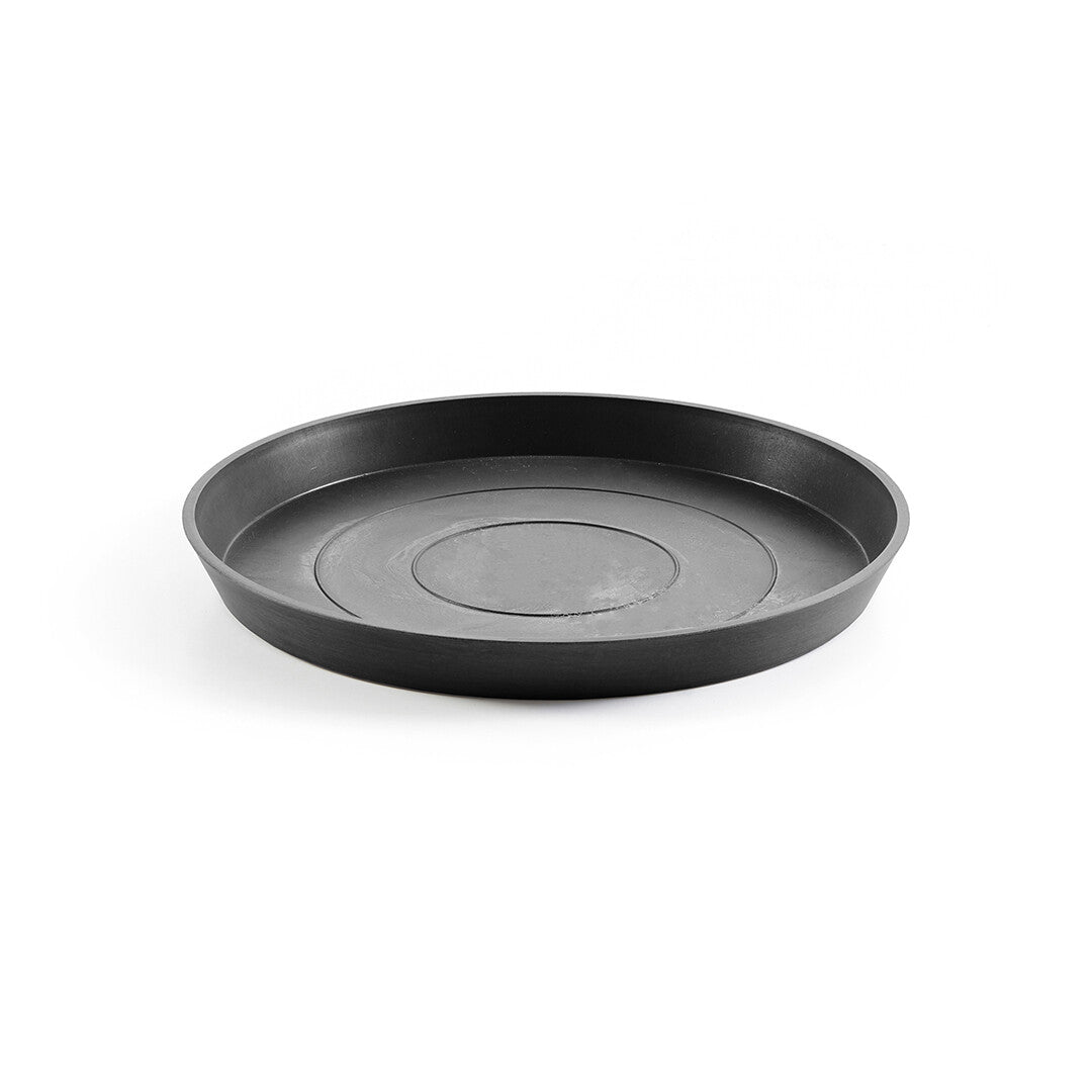 Ecopots Schale – Recycling-Kunststoff, Dunkelgrau – Ø 44,5 × 3,5 cm