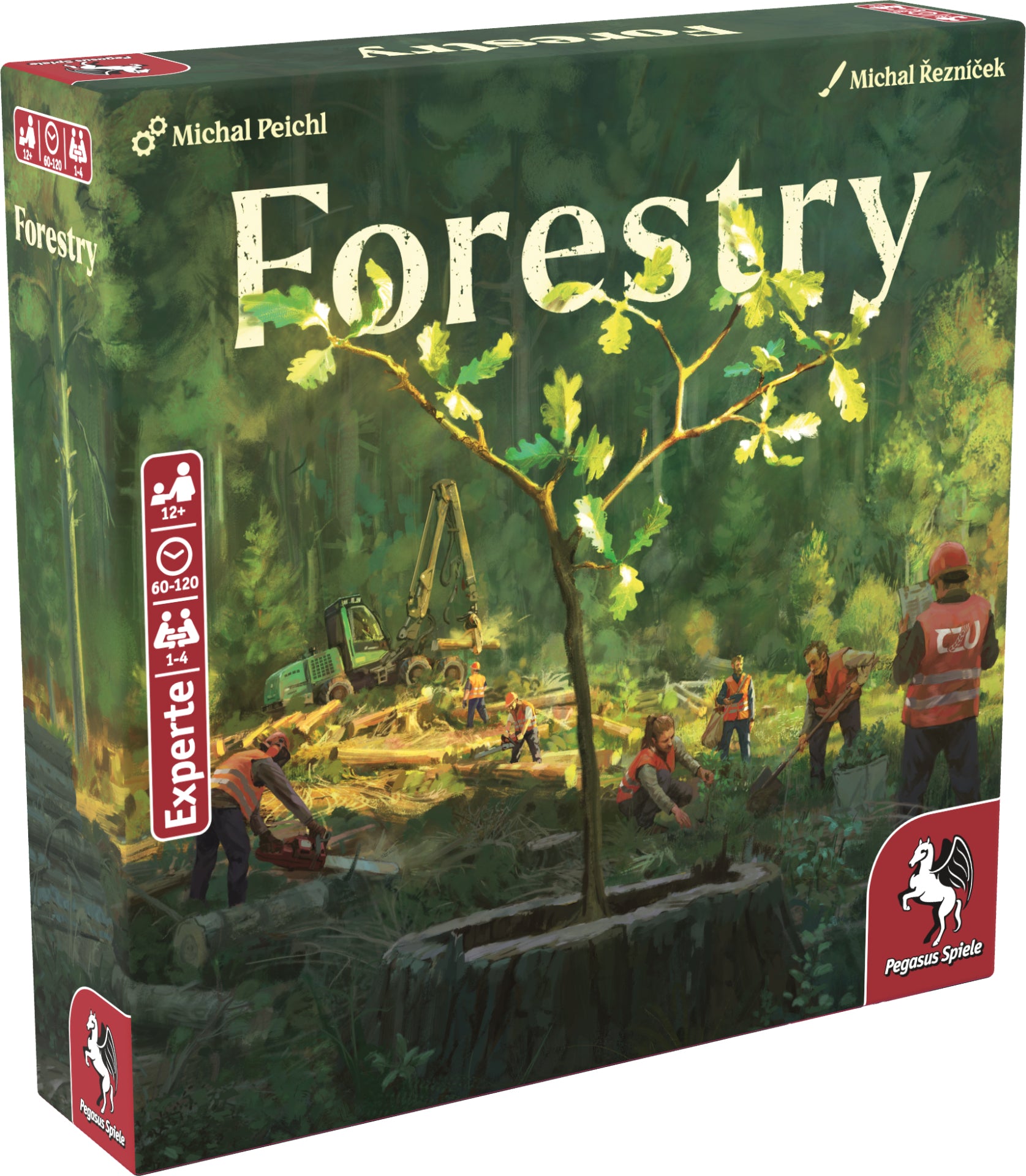 Pegasus Forestry Spiel – Strategiespiel, 1–4 Spieler, ab 12 Jahren, 120 Min., DE