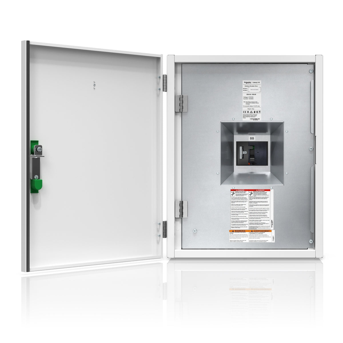 APC Backfeed-Box – 60–80 kVA, 400 V – Weiss – E3MBBB60K80H