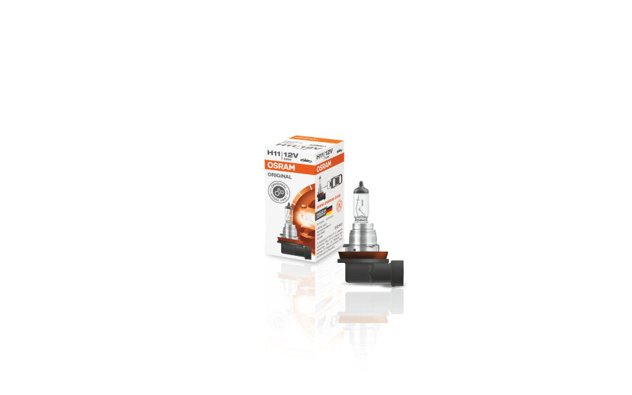 Osram Halogen-Leuchtmittel H11 PGJ19-2 – 1350 lm, 55 W – für Personenwagen – 1 Stk.