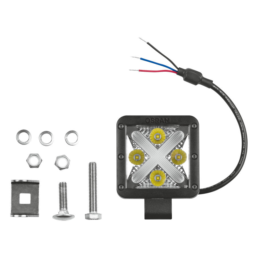 Osram Arbeitsstrahler – 11,8×10,3×13,3 cm – 1250 lm, 22 W – Kaltweiss, 6000 K – IP67 – für Auto, Lastwagen