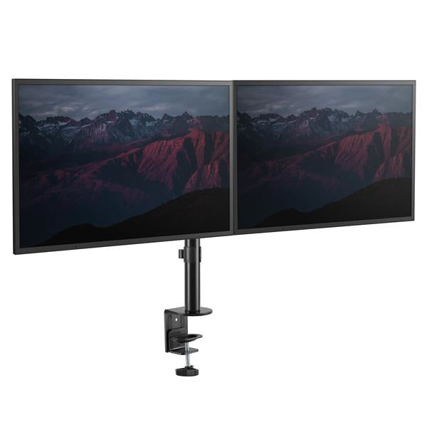StarTech.com Doppel Monitorarm – Monitorarm Tischhalterung – Klemme/Durchführung – 2 Monitore – bis 32"