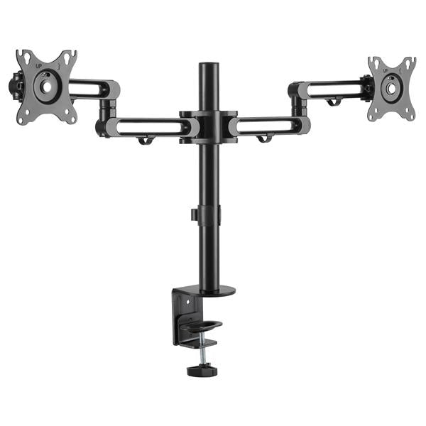 StarTech.com Doppel Monitorarm – Monitorarm Tischhalterung – Klemme/Durchführung – 2 Monitore – bis 32"