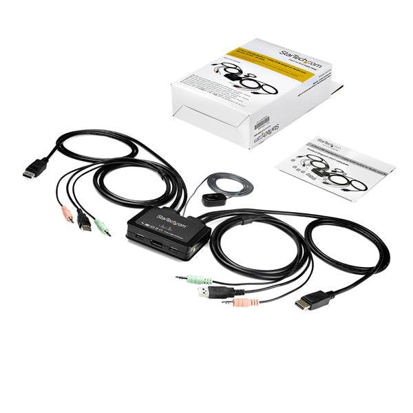 StarTech.com KVM-Switch 2×1, DisplayPort, Betriebssystemunabhängig